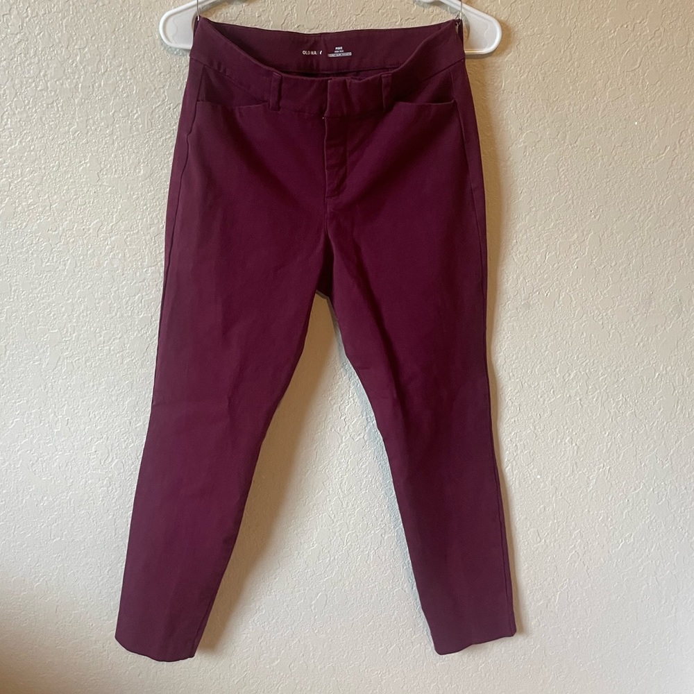 Maroon pixie work pants